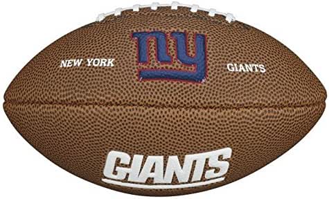 Wilson NFL Team Logo New York Giants Mini balón de fútbol ...