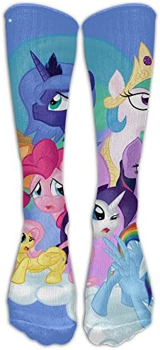 Yvun Unisex My-little-pony-rainbow-dash-princess Casual Cotton Crew Socks For Men And Women-Running &amp; Fitness-Best Medical,Nursing,Travel &amp; Flight Socks