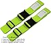 TRANVERS Luggage Straps for Suitcase Belts Travel Strap with ID Tag 2-Pack Green