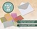 Blank Striped Greeting Cards and Envelopes for All Occasions (4x6 In, 48 Pack)