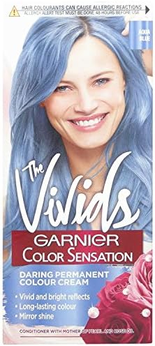 THREE PACKS of Color Sensation Vivids 6.10 Aqua Blue Permanent Hair Dye