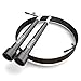 Kinzi™ Jump Rope - Fast Speed Cable for Mastering Double Unders - Best For Cross Fitness Training - WOD's - Boxing - MMA - Exercise and Fitness - Carry Case - 100% Lifetime Guarantee