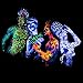 8 x UV Body Paint Black Light Make-Up Bodypainting Neon Blacklight Bodypaint Face Paints