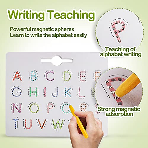 RAEQKS Letters Alphabet Tracing Board DoubleSided ABC