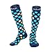 MANZI Compression Socks for Men & Women, 20-25 mmHg for Running,Athletic,Nurses,Pregnancy and Travel 1 Pack