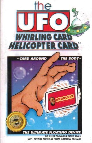 The UFO Whirling Card Helicopter Card "The Ultimate Floating Device"