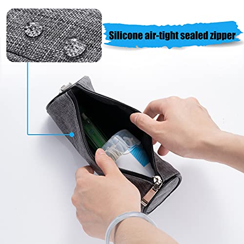 CigaMaTe Smell Proof Bag with Combination Lock, Cylindrical Scent Proof