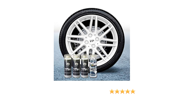 Pack Llantas Vinilo LIQUIDO Full Dip 3 Sprays Blanco Brillo