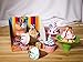 Clay and Dough, Ice Cream Carnival Modeling Clay Box Set, Ultra-Light Air Dry, With 14 pack clay & 22 pcs of Tools, complies with the ASTM D-4236 toys safety standard, for 5+ children, DIY,by Artrain