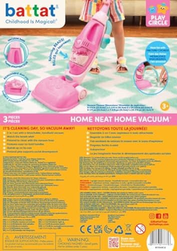 Battat – Play Circle – House Cleaning Set For Kids – Toy Vacuum