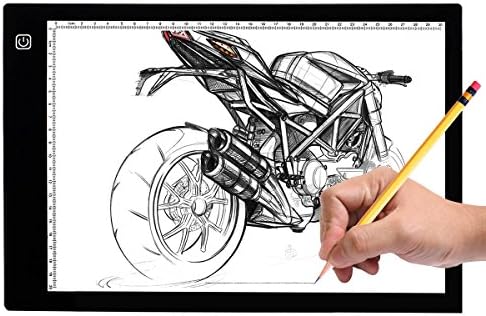 3 JOKERS Portable A4 LED Tracing Light Box USB Power Cable Dimmable Brightness for Artists,Drawing, Sketching, Animation