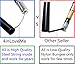 4inLoveMe Trekking Poles Ultralight Walking Stick Folding Collapsible Hiking/Travel Staffs with EVA Foam Grip for Travel Hiking Camping Climbing Backpacking Walking (Black, 1 Pack)