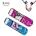 2Pack Reversible Sequin Mermaid Bracelet, Magic Sequin Bracelet (TypeA)