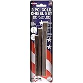 Mayhew Select 89062 Carded Cold Chisel Set, 3-Piece