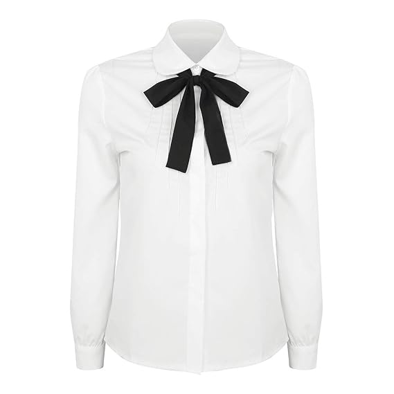 camisa escolar manga larga