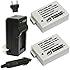 Wasabi Power Battery (2-Pack) and Charger for Canon LP-E8 and Canon EOS 550D, EOS 600D, EOS 700D, EOS Rebel T2i, EOS Rebel T3i, EOS Rebel T4i, EOS Rebel T5i