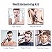 HATTEKER Beard Trimmer Kit For Men Cordless Mustache Trimmer Hair Trimmer Body Groomer Kit Of Nose Hair Trimmer Precision Trimmer Waterproof USB Rechargeable 5 In 1