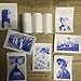 New PAPERANG MEMOBIRD Color Printing Paper Print Show Blue Color 5730 Thermal Photo Printing Paper Sticker Paper 3 Volumes Send