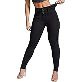 YUZIBAO Women's High Waist Skinny Stretch Jeans Shaping Butt Lifting Denim Pants