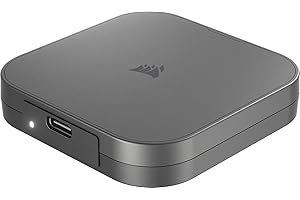 CORSAIR EX300U 1TB Portable External USB-C SSD – USB 3.2 Type-C Gen2 Connection, Plug and Play, MagSafe, Cable Included – Win