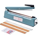 Metronic 12 inch Impulse Bag Sealer Poly Bag Sealing Machine Heat Seal Closer with Repair Kit
