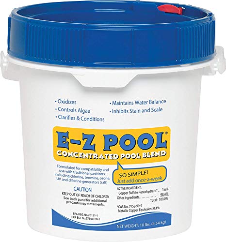 E-Z Pool All in One Pool Care Solution (10 lb Bundled with Pearsons Thermometer)