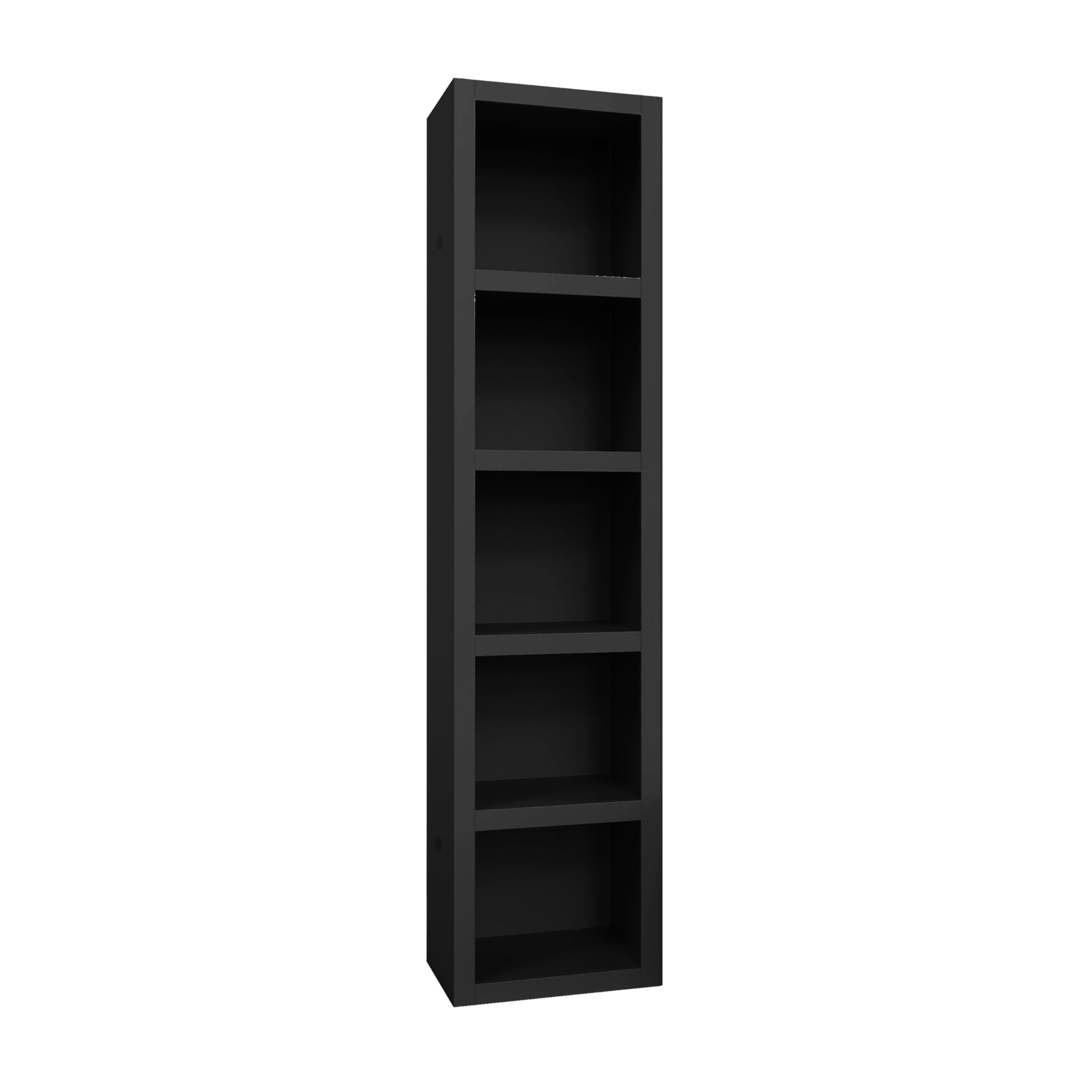 Photo 1 of Oakland Living Black 91-in Tall Wooden Bookcase Shelf
