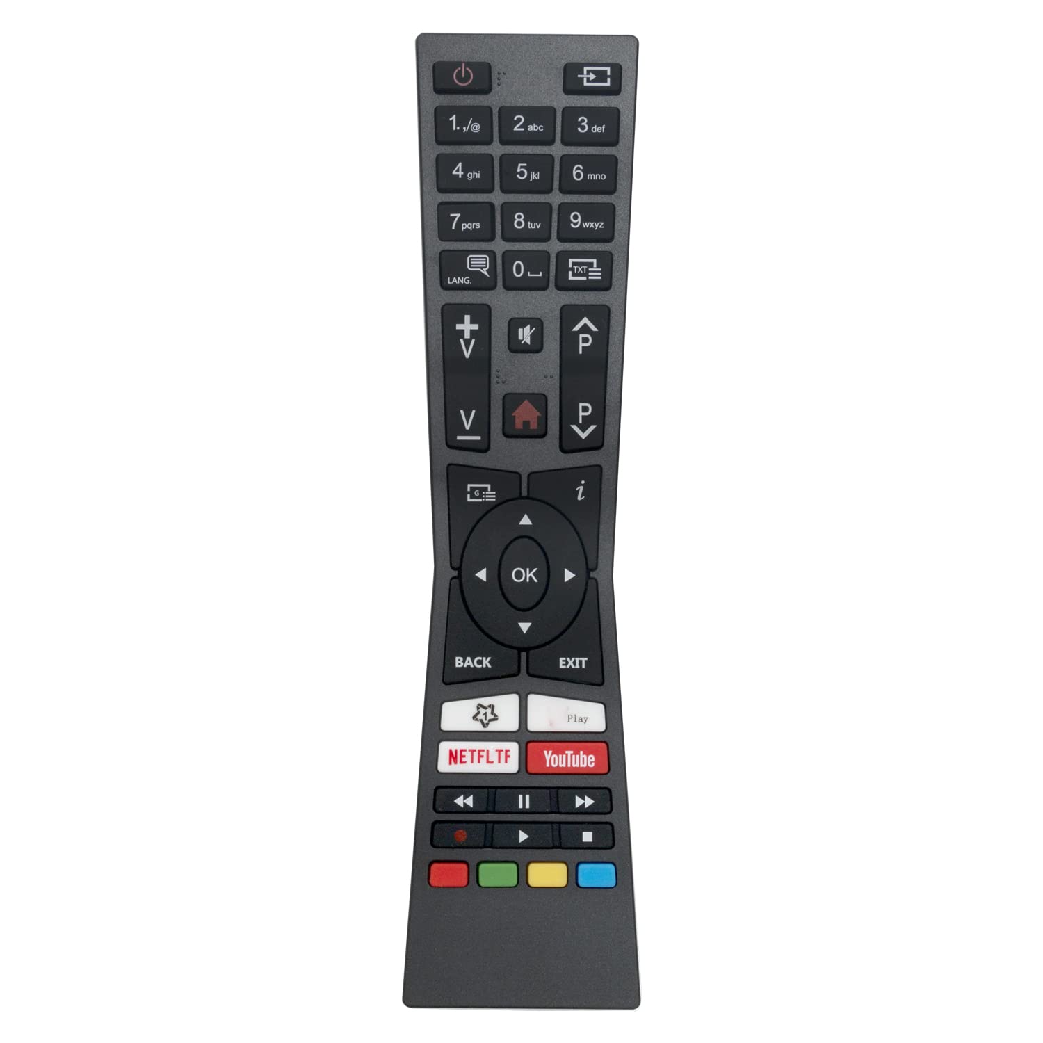 VINABTY RM-C3236 Replacement Remote Control fit for JVC Smart 4K LED TV RC43101 LT-24C665 LT-40C880 LT24C665 LT40C880 LT-24C685 LT-24C686