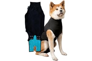 Suitical Recovery Suit Dog, Extra Large, Black