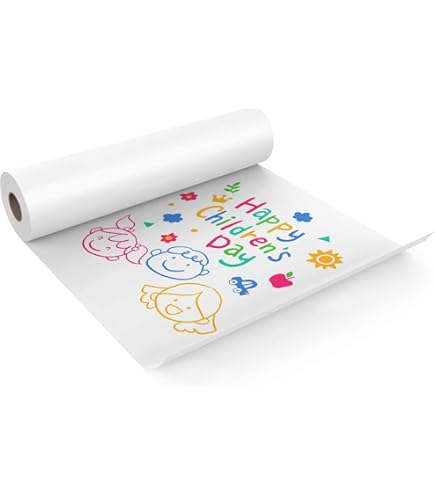 Rouleau Papier Blanc Pour Tableau Rouleau De Papier Blanc 22 Cm X 15 M - Papier à Dessin, Peinture, Bricolage Et Emballage Papier Peinture