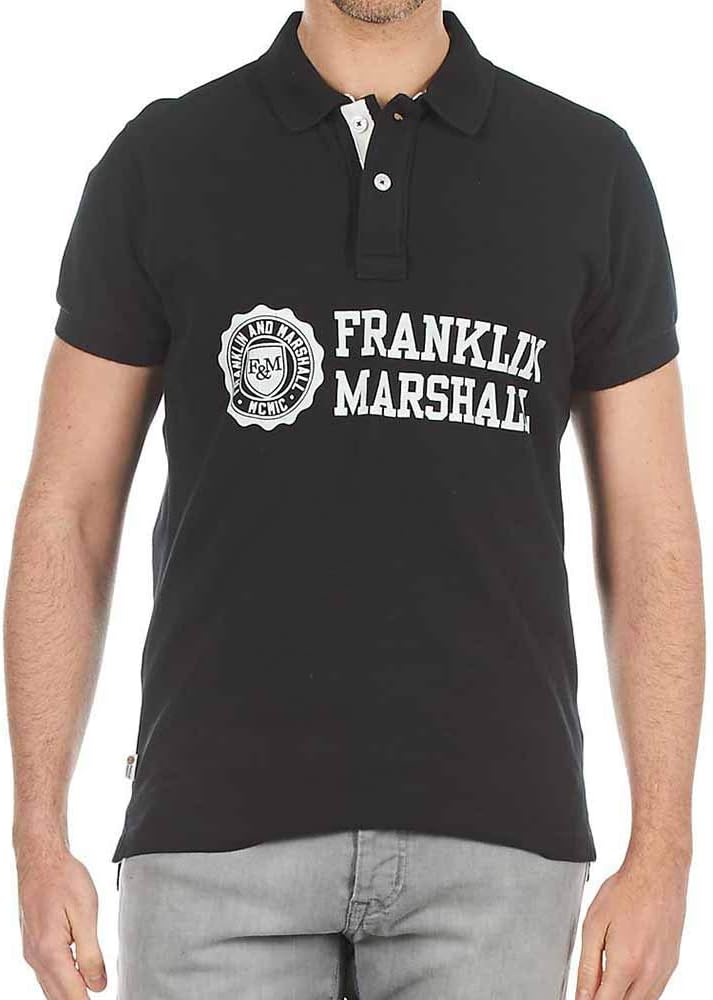 Polo Franklin Marshall Piquet Classic negro para hombre, talla L, XL, 2XL, 3XL A9/29 Negro L: Amazon.es: Ropa y accesorios
