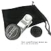 Siless 3-IN-ONE Universal Clip Lens for Cell Phones - 1 Fisheye Lens + 1 Wide-angle & Macro Lens + 1 Clip + 2 Lens Caps + 1 Microfiber Lens Cleaning Cloth Bag, Silver