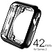 hoco. Case for Apple Watch iWatch TPU Plated Plating Protective Bumper Cover Ultra-Thin Scratch-Resistant Flexible Slim Lightweight Cover for Series 2 (42MM-Black)