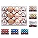 AMS 2.36''/60mm 24ct Christmas Balls Hollow Out Carved Tree Pendants Shatterproof Ornaments Seasonal Decorations for Wedding,Halloween,Party(Champagne)