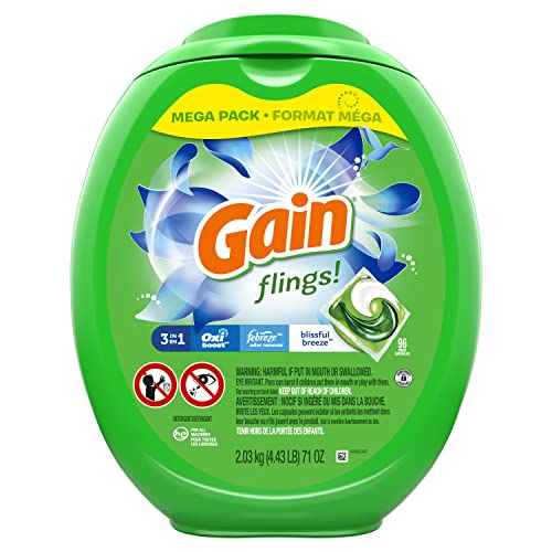 Gain flings! Laundry Detergent Soap Pods, High Efficiency (HE