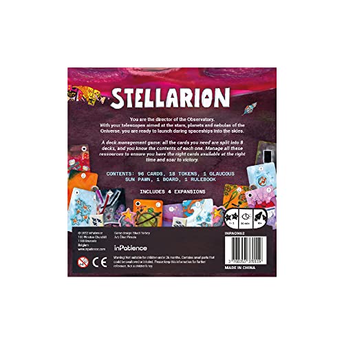 Stellarion Board Game Space Exploration Strategy Game from The