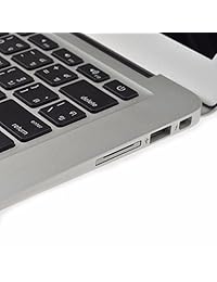 Almacenamiento de 8 Mobility islice aluminio MicroSD adaptador para Macbook Air 13" (Late 2010 a principios de 2015) plata