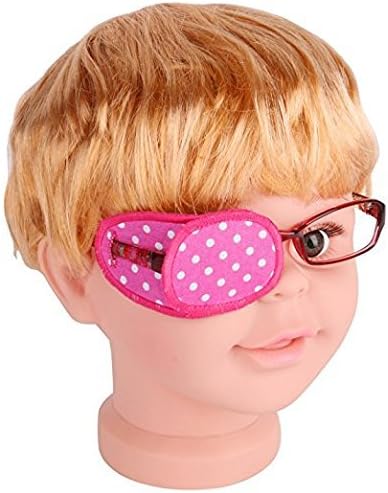 Pansement oculaire en coton pur pour lunettes, traite l'amblyopie ou œil  paresseux et le strabisme, pansement oculaire pour enfants, taille  ordinaire, rose à pois blancs: Amazon.fr: HygiÃšne et Soins du corps