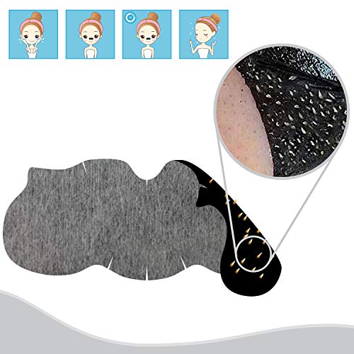 Nose Pore Strips, Charcoal Nose Strips Deep Cleansing Blackhead Remover Strips 14 Count
