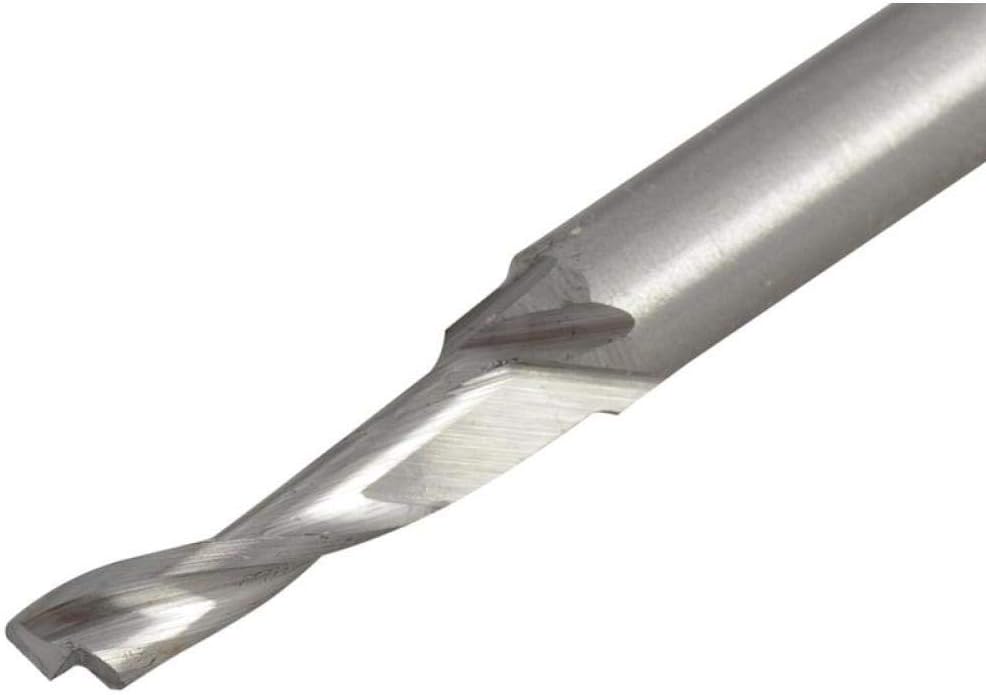 Trend Professional Single Flute Helical Plunge Router Cutter, 8mm Shank, 8mm Cut Diameter & 14mm Cut Length, High Speed Steel - Image 4