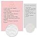 Reusable Makeup Remover Pads -Bamboo Holder, Laundry Bag & Travel Pouch - Washable Organic Cotton Pads for Face - Bamboo Reusable Cotton Rounds for Face (14 Pack, White)
