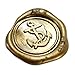 UNIQOOO Arts & Crafts Safari Anchor Wax Seal Stamp, Great for Embellishment of Envelopes, Invitations, Wine Packages, Cards, Lettering, etc - Exceptional Gift Idea for Frends, Family Members