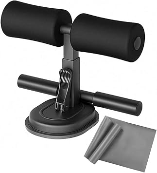 Amazon 腹筋 鍛える 腹筋マシン 吸盤式 足固定 腹筋器具 腹筋マシーン 腹筋トレーニング 筋トレトレーニング エクササイズ アップグレード トレーニング男女兼用 ヨガベルト付け 高さ調整 折りたた 省スペース Dingee ブラック Dingee スポーツ アウトドア