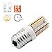 JAUHOFOGEI E17 LED Bulb, 120V AC, Warm White 3000K, 3 Watt, 25W Microwave Oven Replacement Bulbs, Appliance(E17), Freezer, Intermediate Base Light Bulb, 2-Pack