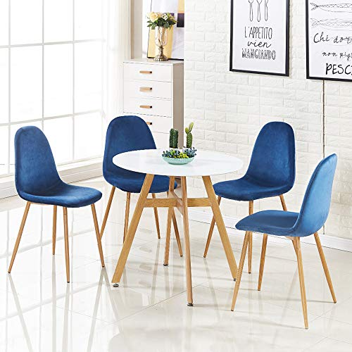 GreenForest Dining Chairs for kitchen,Elegant Velvet Back and Cushion