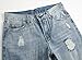 NITAGUT Men's Ripped Slim Fit Tapered Leg Jeans Light Blue-US 30