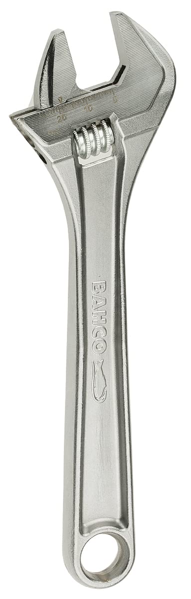 Bahco 8071C Chrome Plated Finish Adjustable Wrench, 200mm Length