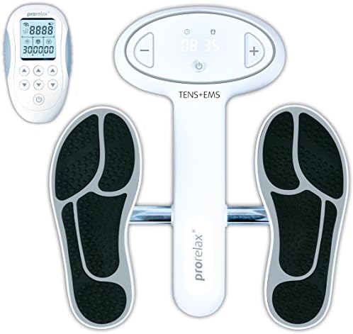 Prorelax Lax 41243 Body Active – Tens and Ems Pedal Trainer for Circulation Stimulation and Foot Massager