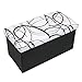Otto & Ben Folding Toy Box Chest with Memory Foam Seat Faux Leather Trunk Bedroom Ottomans Bench Foot Rest Stool, 30 Inch, White