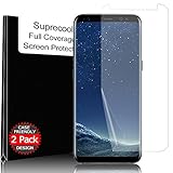Galaxy S8 Plus Screen Protector, Suprecool Soft Skin [2 Pack] [Case Friendly] Samsung Galaxy S8 Screen Protector Flexible TPU film with Spray & Squeegee for Samsung Galaxy S8 Plus 6.2